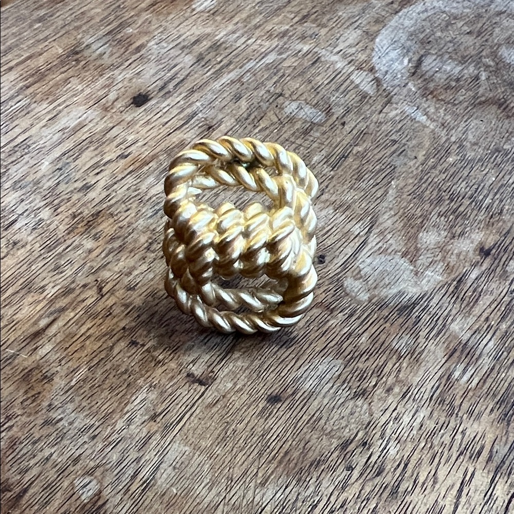 Gold Twisted Rope Spare Earring